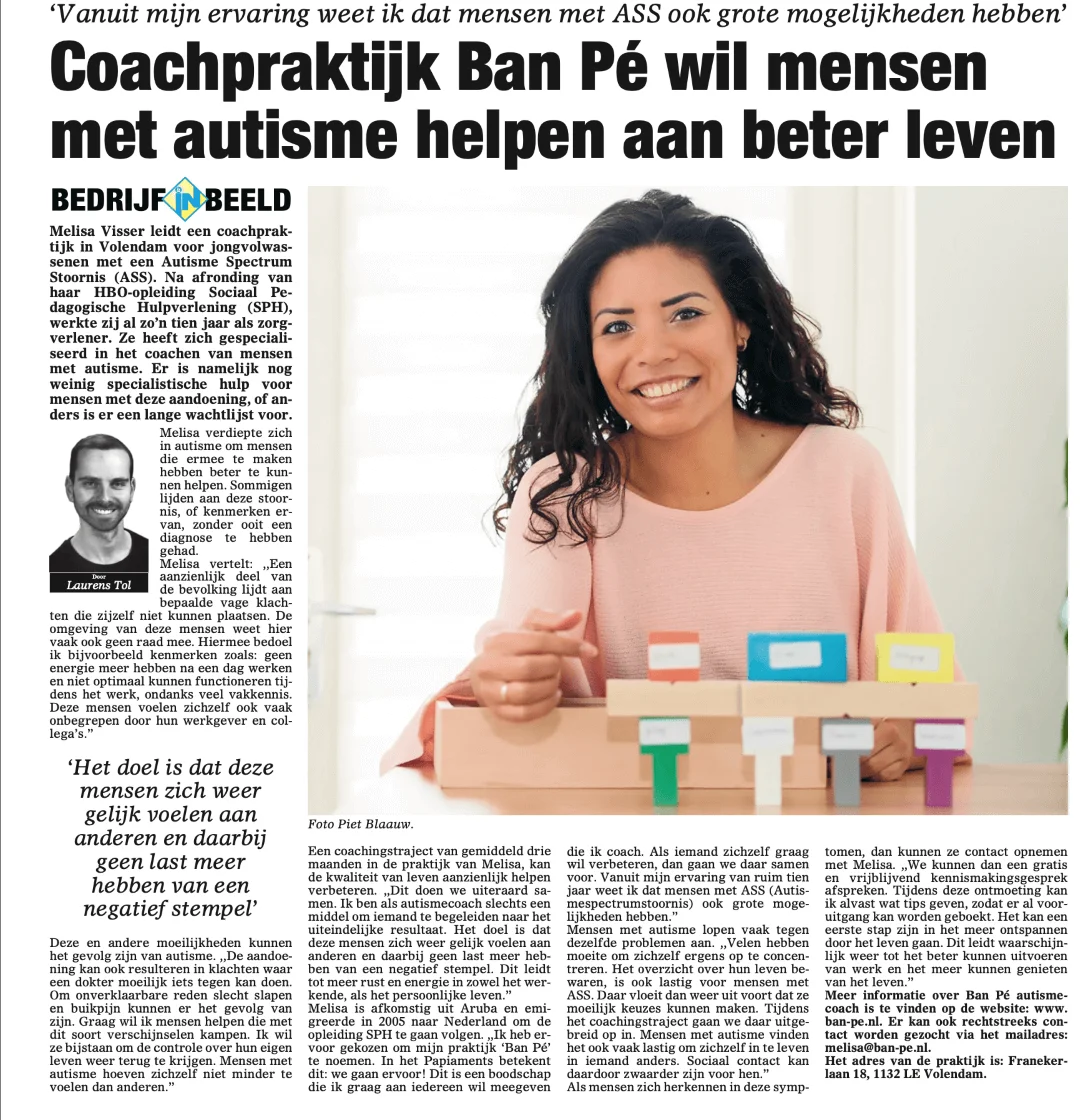 Coachpraktijk Ban Pé - Nieuw Volendam